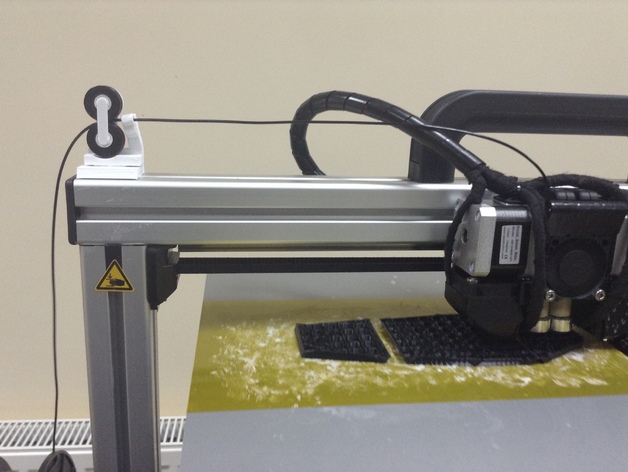 Flexible filament roller for Felix printers