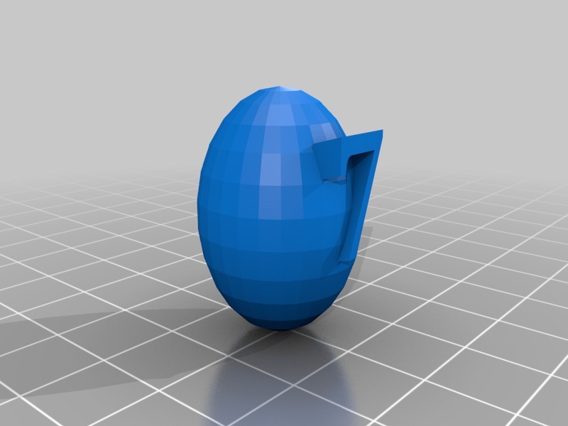 dragon egg with the number 7 I created for a classroom game