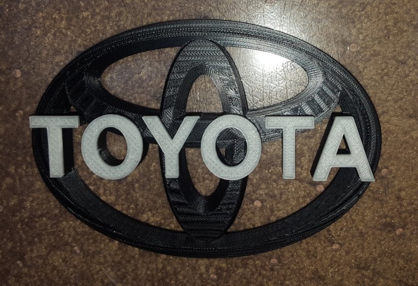 Toyota badge combo