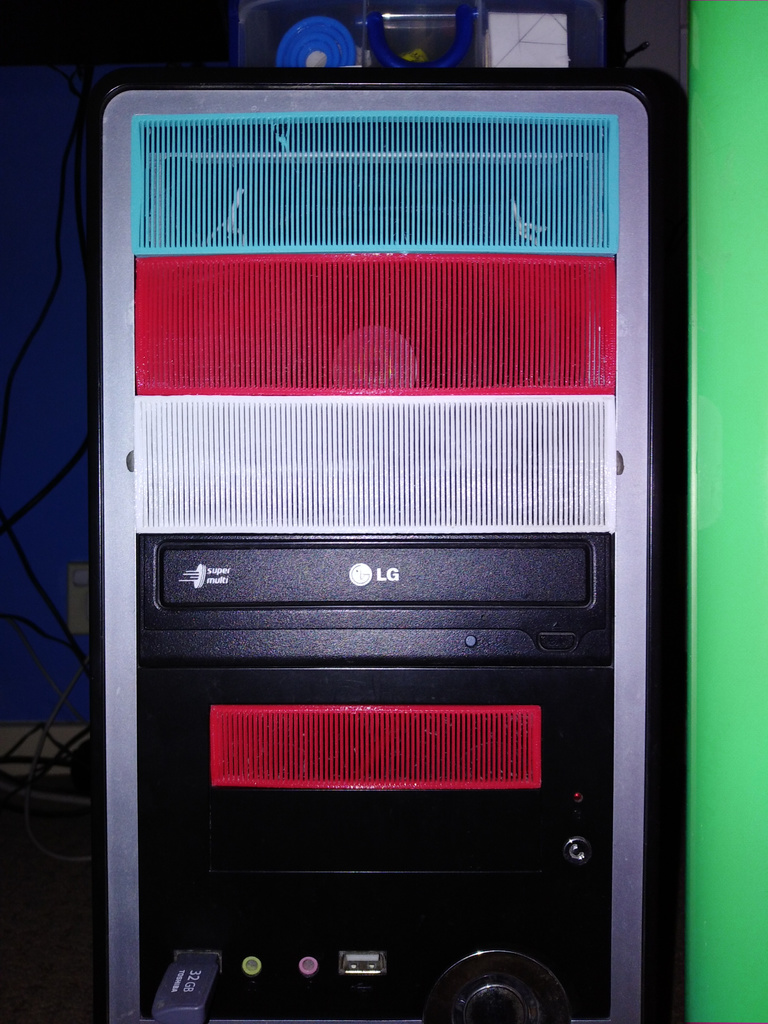 Computer Drive Bay Grille Cover