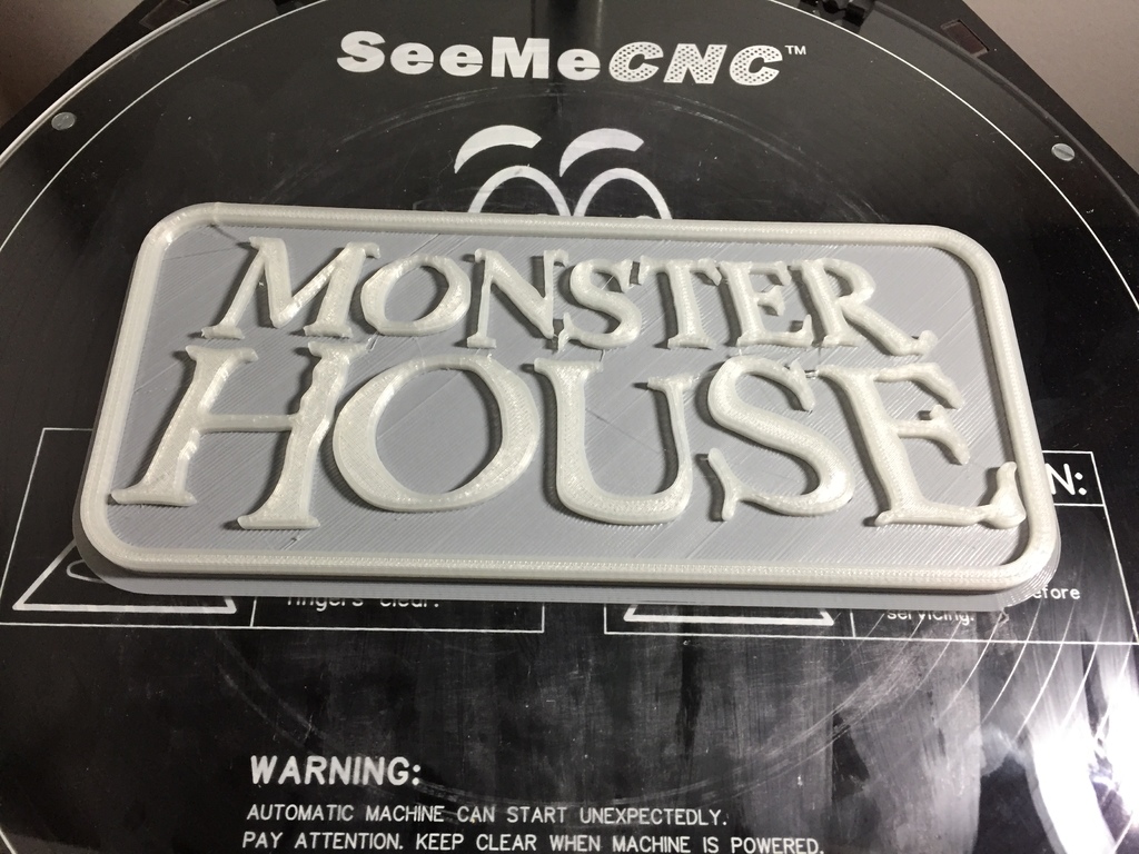 Monster House Sign