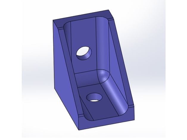 L Corner Bracket suitable for 20mm T-Slot Aluminium Extrusion Profile