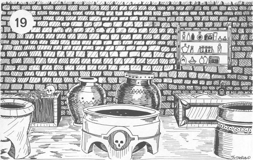 Tomb of Horrors Cauldron for 28mm RPG Gaming