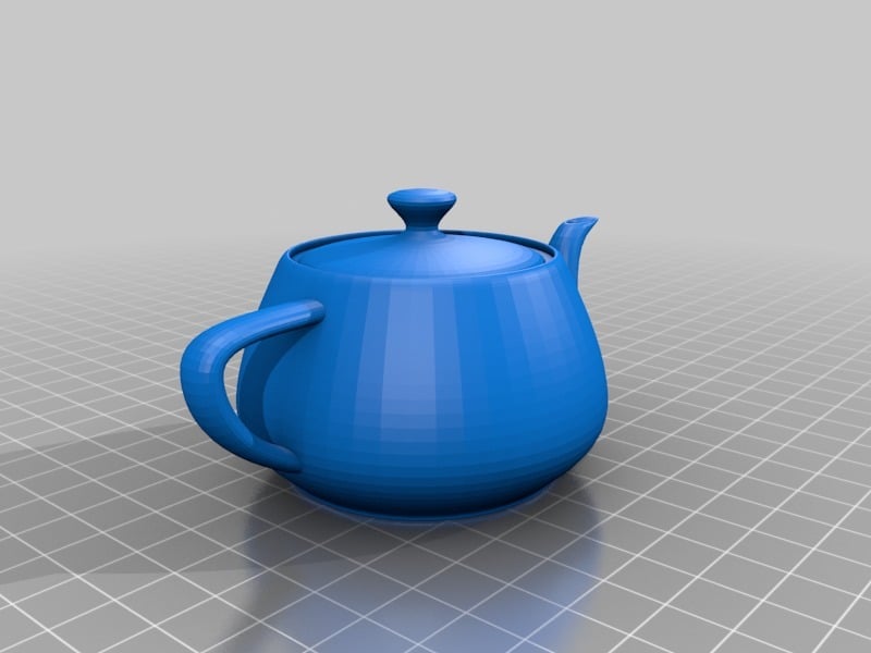 3D printable solid Utah Teapot