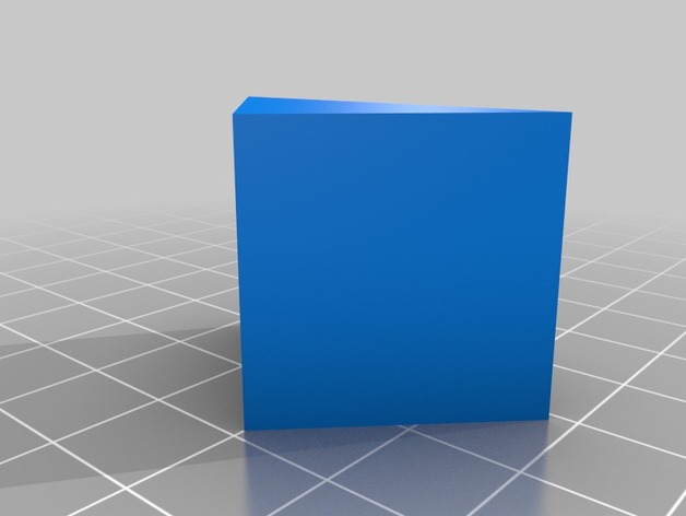 Mockup of right angle prism