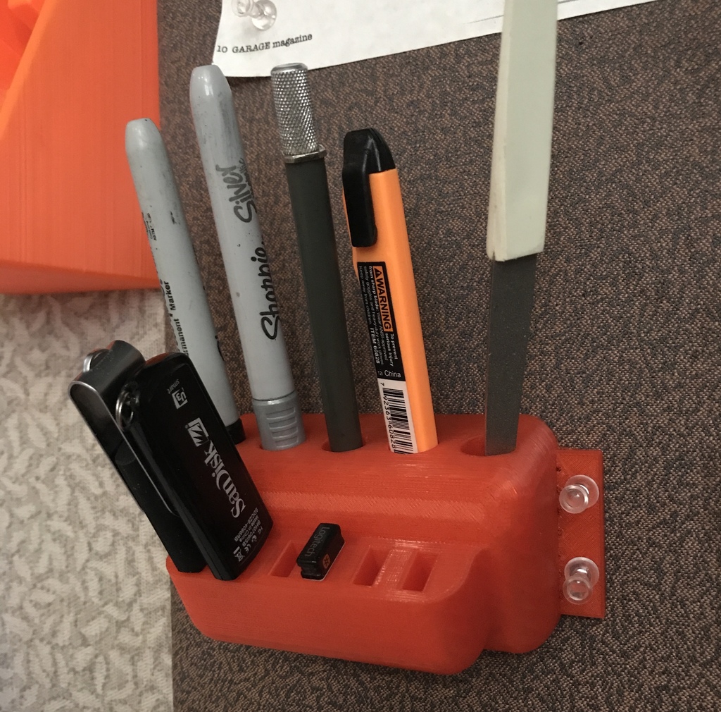 Pen and USB holder