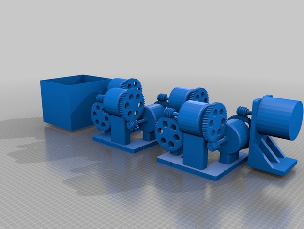 Printed Machine with Concrete Customized for Gear Bearing