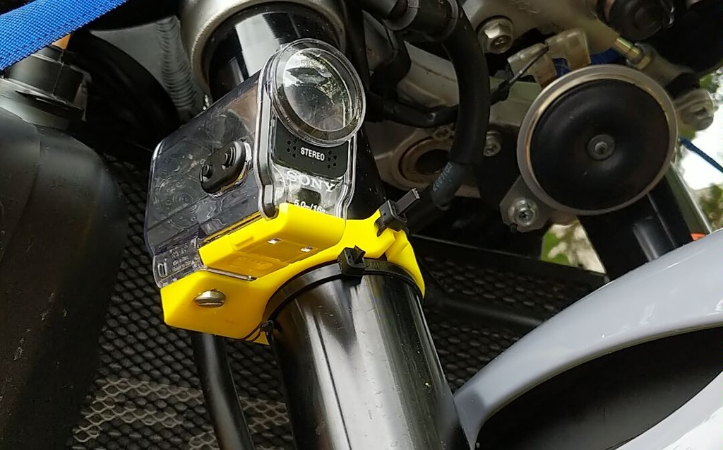 Sony Action Camera Motorcycle Fork Mount