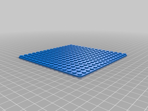 16x16 Lego Base Plate FLAT