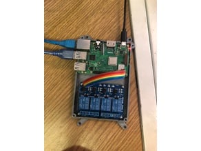 Raspberry Pi 3 B/B+ and 4CH Relay case