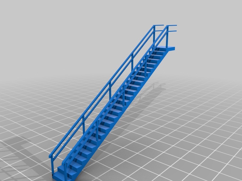 escalier modèle réduit pour maquette de train 