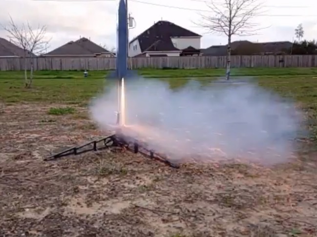 3D printed model rocket