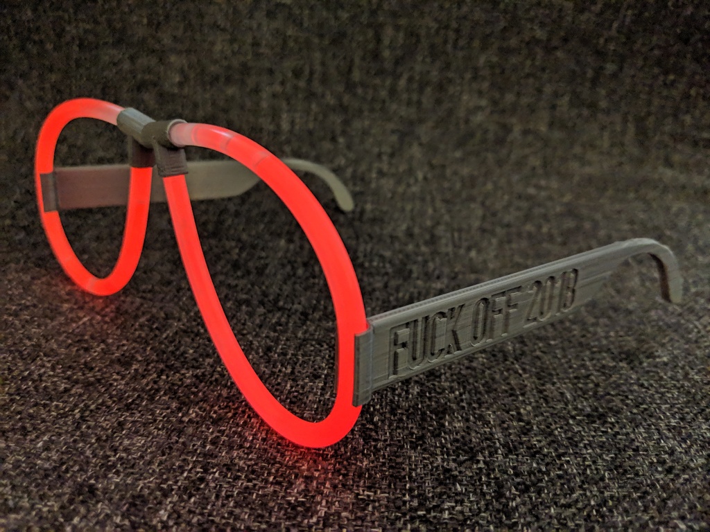 New Year´s Fuck off 2018 glasses