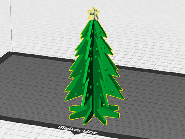 Christmas Tree - Your own personal mini 3D printed Christmas tree with coloured decorations!