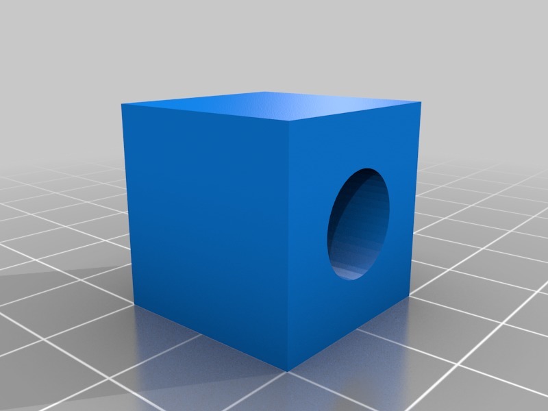 Cube for testing and calibrate 3D printer