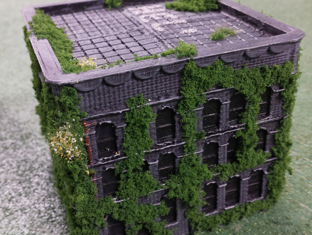 Dropzone Commander (N-scale) customizable building
