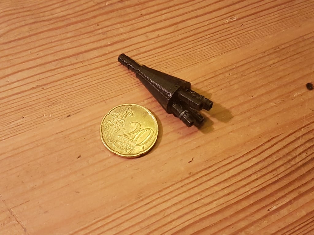 Mini 4mm(hose inner) 4 in one Hose Connector -- Mini 4mm(Innendurchmesser) Schlauch Verbinder
