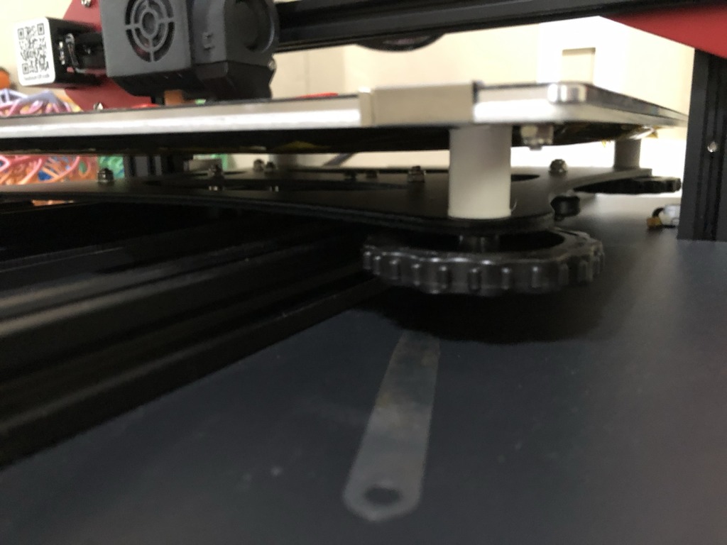 CR-10S Pro Solid Bed Mounts With GoPro Mount