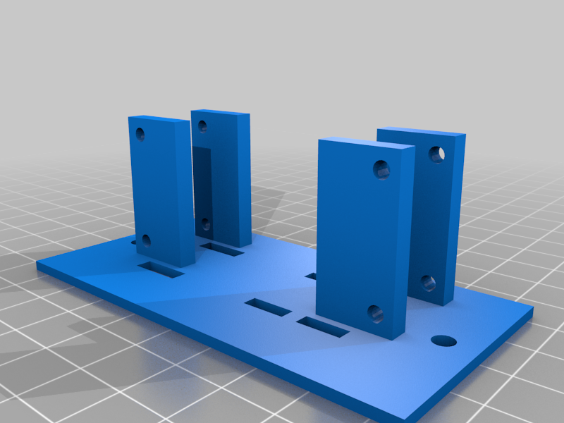 Raspberry Pi Zero Rack Mount Adapter for Standard 19" 2U