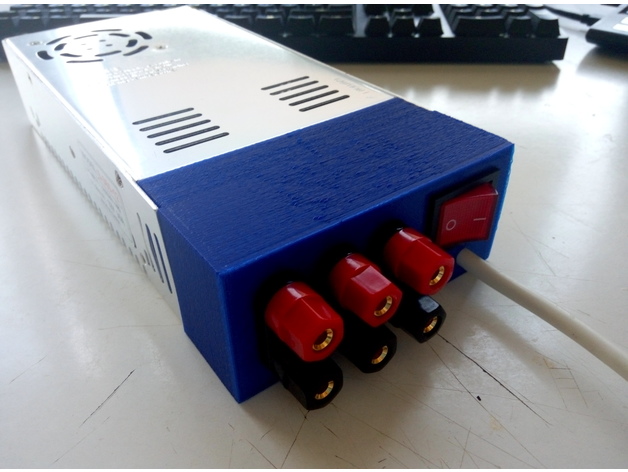 12V 360W Power supply cover with banana terminals