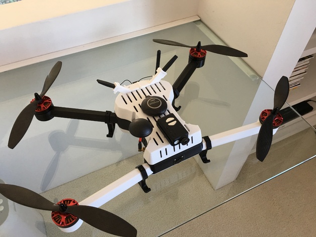 T4 Remixed 3D printed Quadcopter
