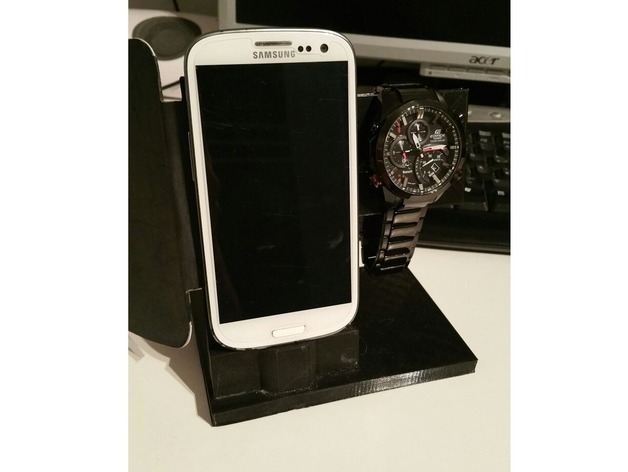 Phone charger and clock Holder