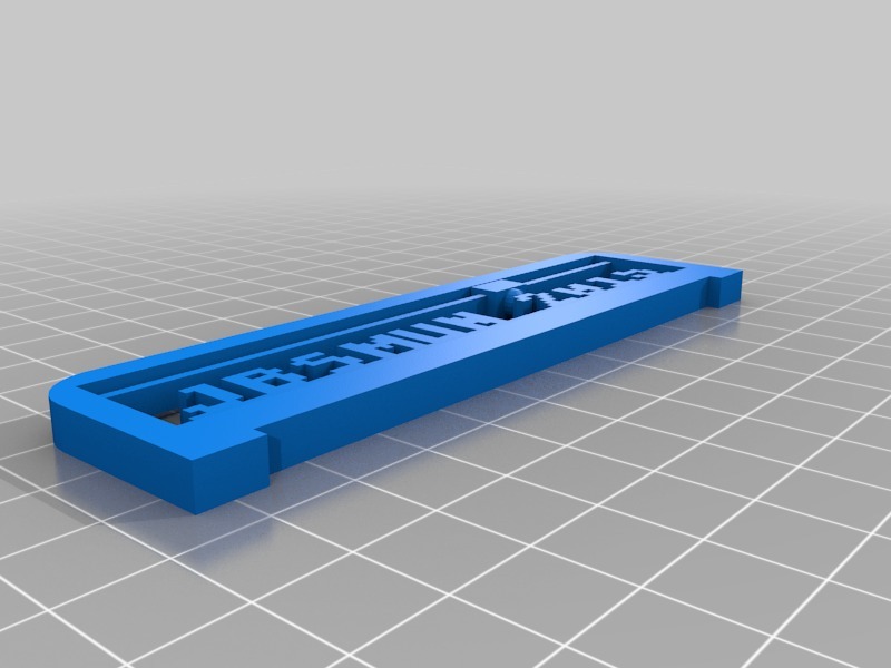 My Customized 3D Printing Text Plate