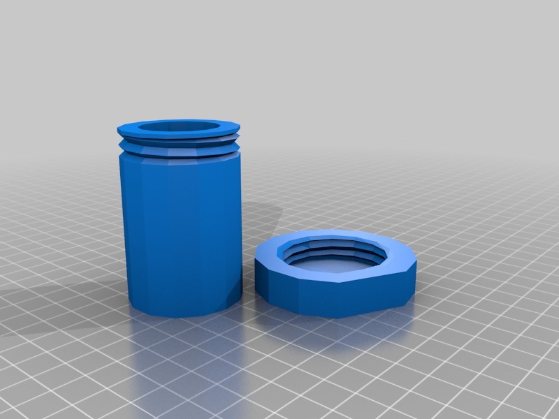 (Updated) Screw-cap container