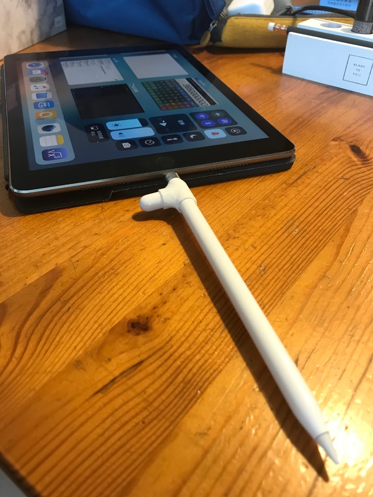 Apple pencil cap holder