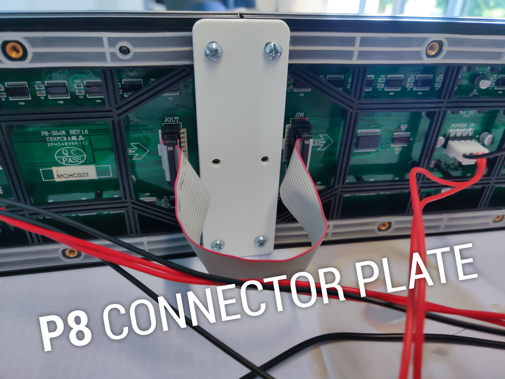 P8 RGB Matrix Connector Plate