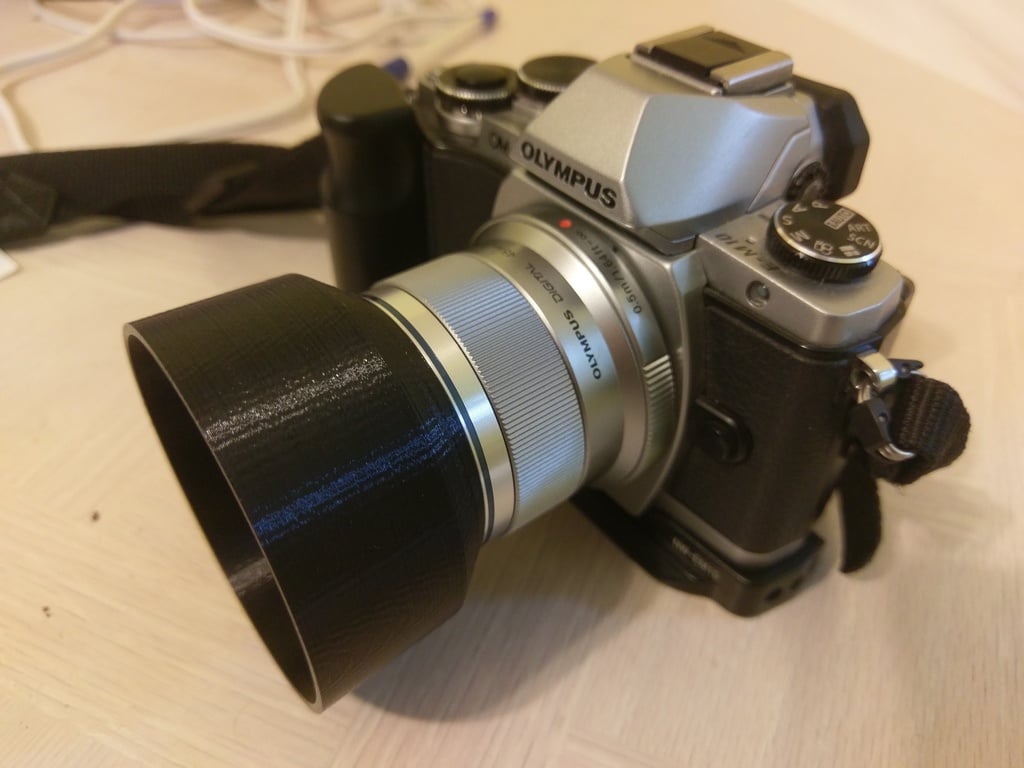 Olympus 45mm f/1.8 lens hood (similar to LH-40B)