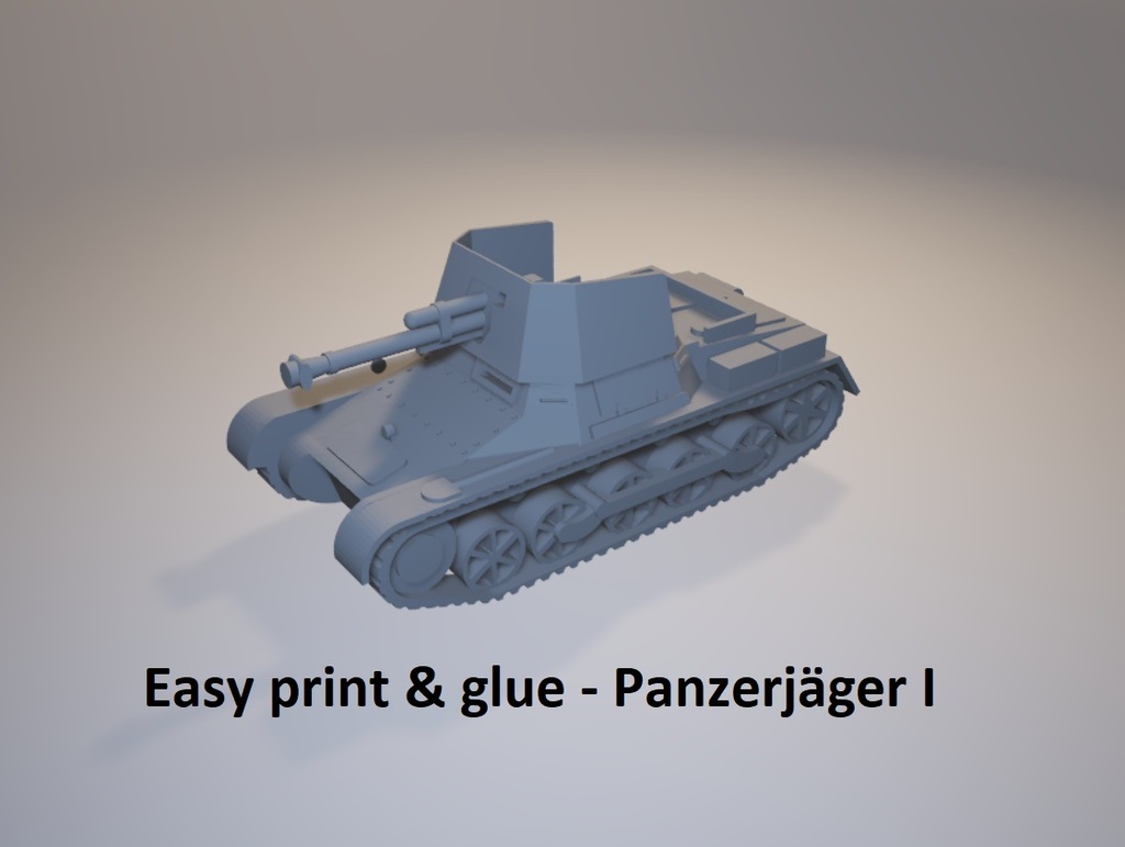 Easy Print & Glue - Panzerjäger I