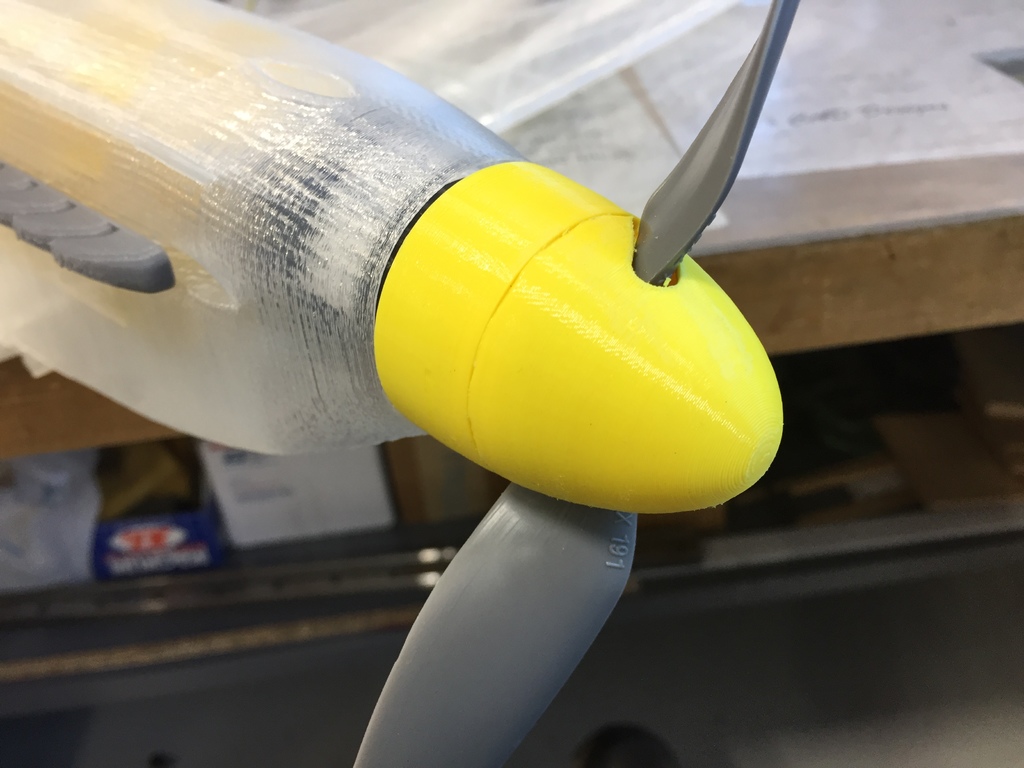 3D Lab Print Spitfire Propeller Spinner