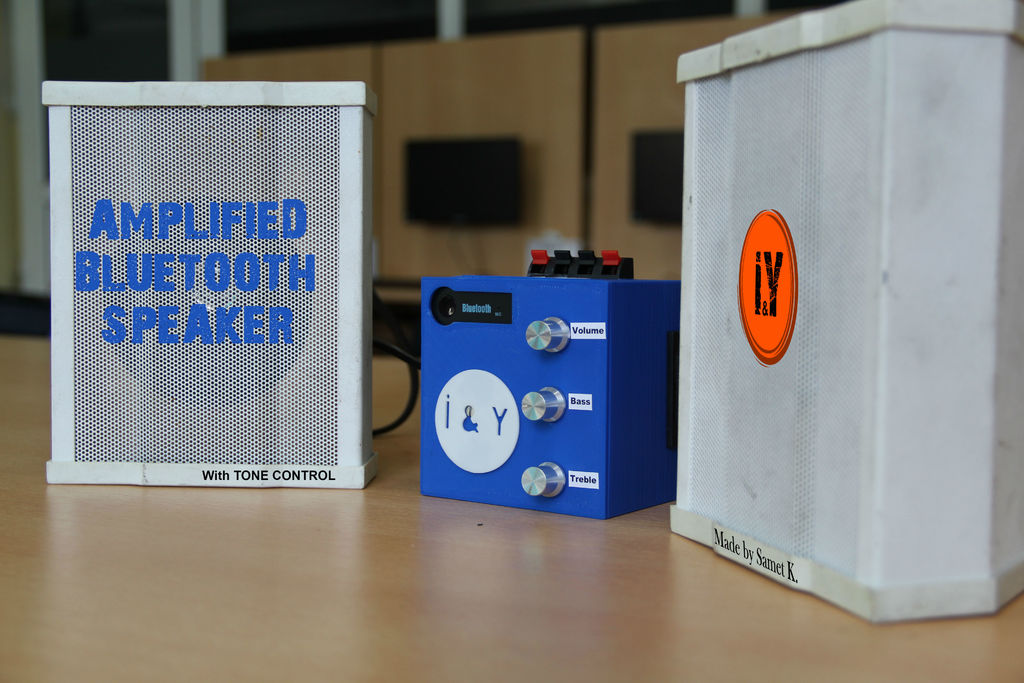 AMPLIFIED STEREO BLUETOOTH SPEAKER