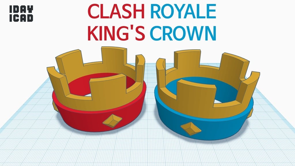 [1DAY_1CAD] CLASH ROYALE KING'S CROWN