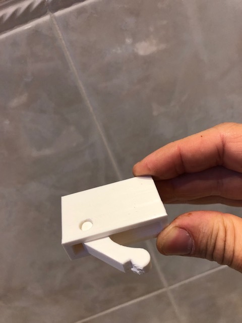 Retractable RC plane bungee hook - print in place