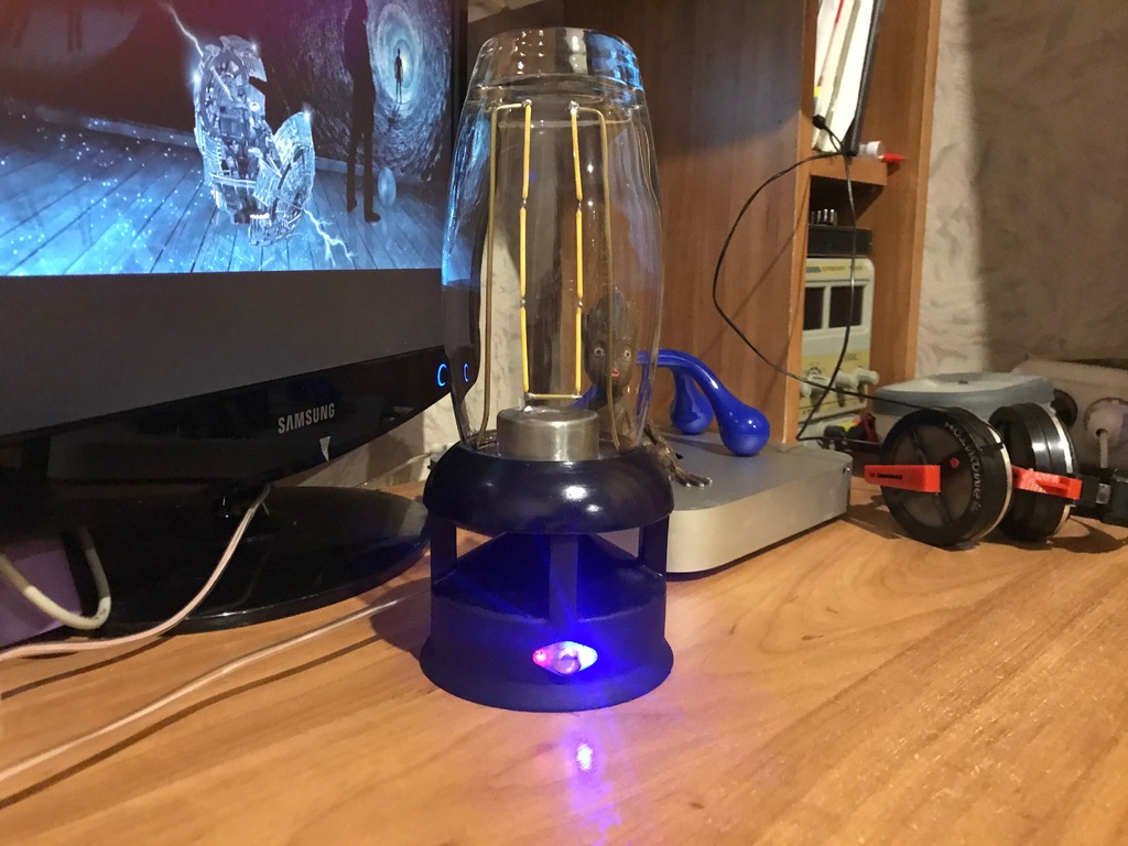 Glass speaker with bluetooth