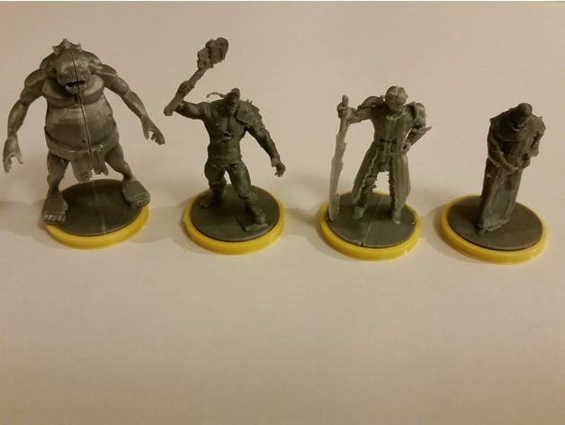 3D fantasy minis as proxies for Dungeon Twister Original