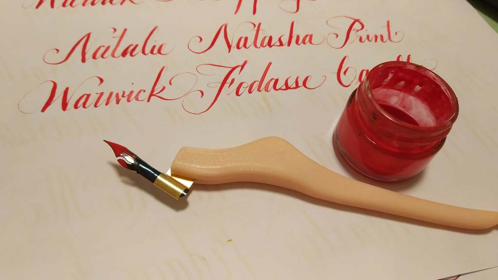 Ergonomic Oblique Calligraphy Pen Nib Holder
