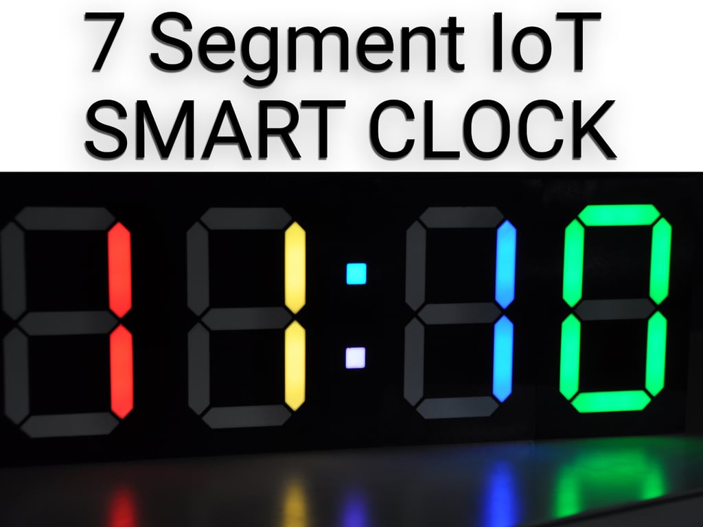 7 Segment LED Smart Clock