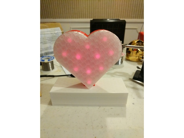 flashing LED Heart