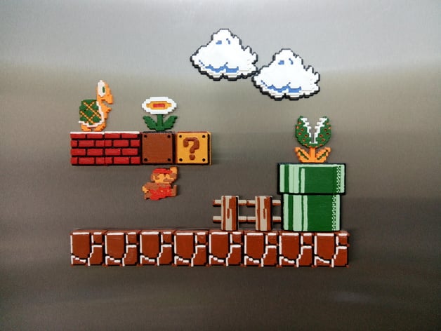 Mario Bros Tile Set.
