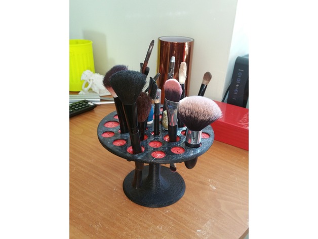 Makeup brushes organiser V2