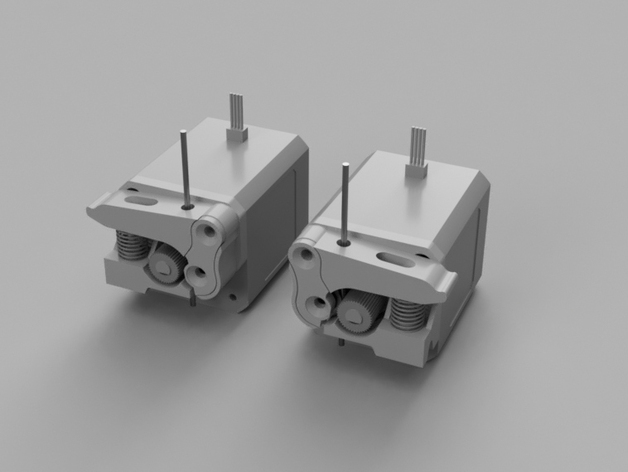 Spring Drive Block Extruder for CTC Bizer (Replicator Clone) MK8 Remix for Makerbot Clone 3D Printers (FlashForge, Wanhao)