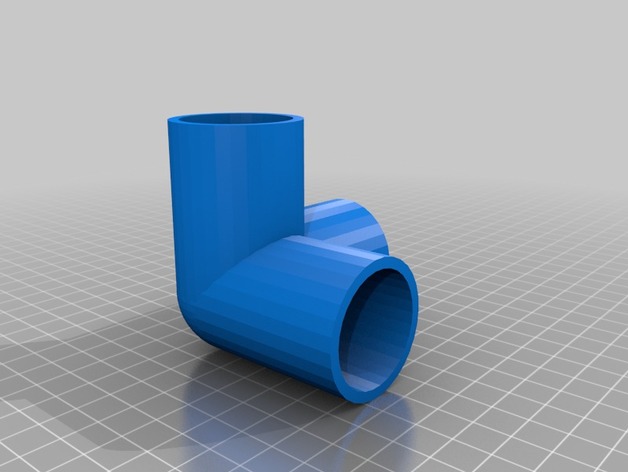 3-way 5/8'' pvc pipe joint elbow coupler connector