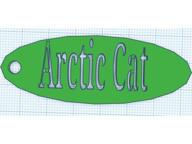 Arctic Cat Key Chain @ArcticCatSnowMobiles