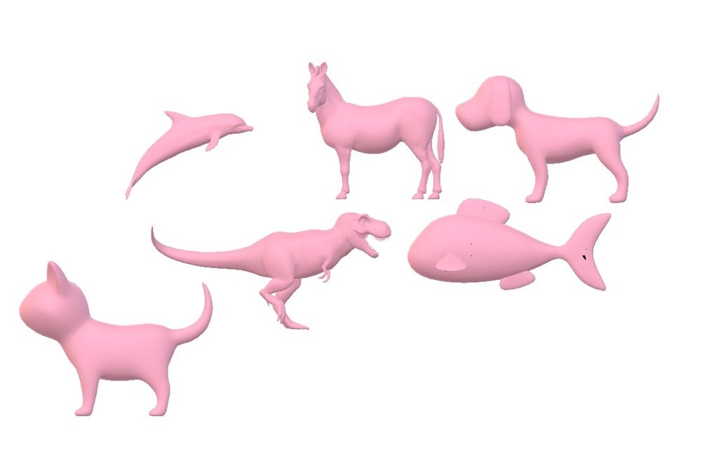 mini animal figurines horse, cat,etc.