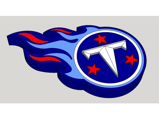 Tennessee Titans 3D Logo