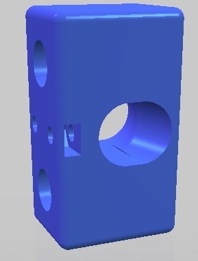 Adjustable laser holder 12mm Ciclop