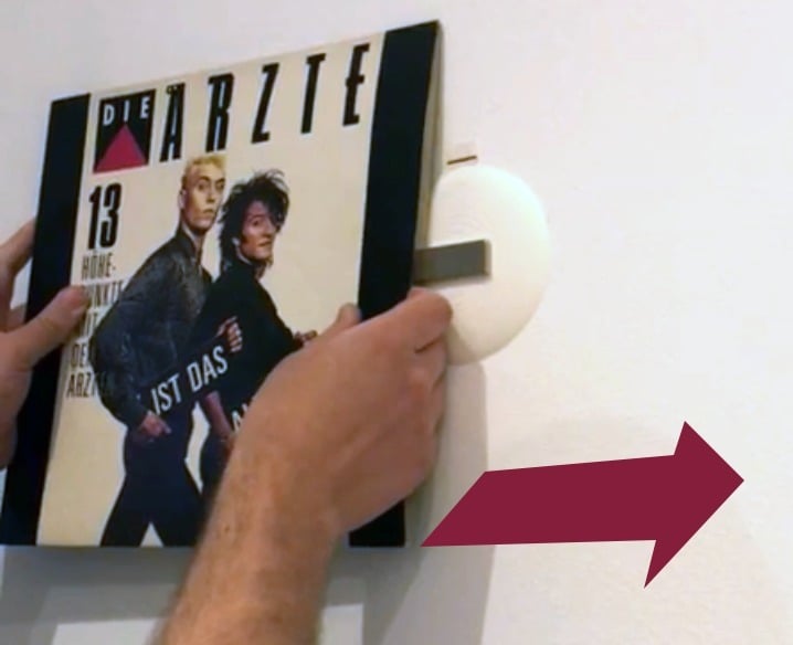 Invisible Vinyl Record Wall Mount